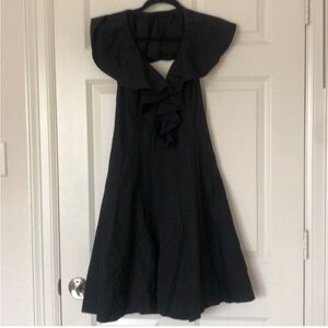 Ralph Lauren Collection Purple Label halter ruffle dress